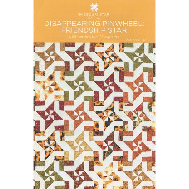 Disappearing Pinwheel Friendship Star Quilt Pattern by Missouri Star