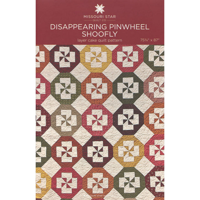 Disappearing Pinwheel Shoofly Pattern by Missouri Star