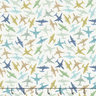 Discover - Aircraft Ivory Yardage