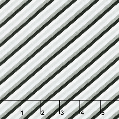 Discover - Stripe Grey Yardage