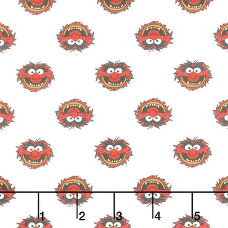 Disney The Muppets Collection - Animal White Yardage