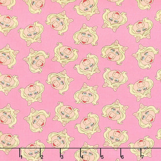 Disney The Muppets Collection - Miss Piggy Pink Yardage