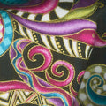 Dog On It - Carnival Scroll Black Multi Metallic Yardage Alternative View #1