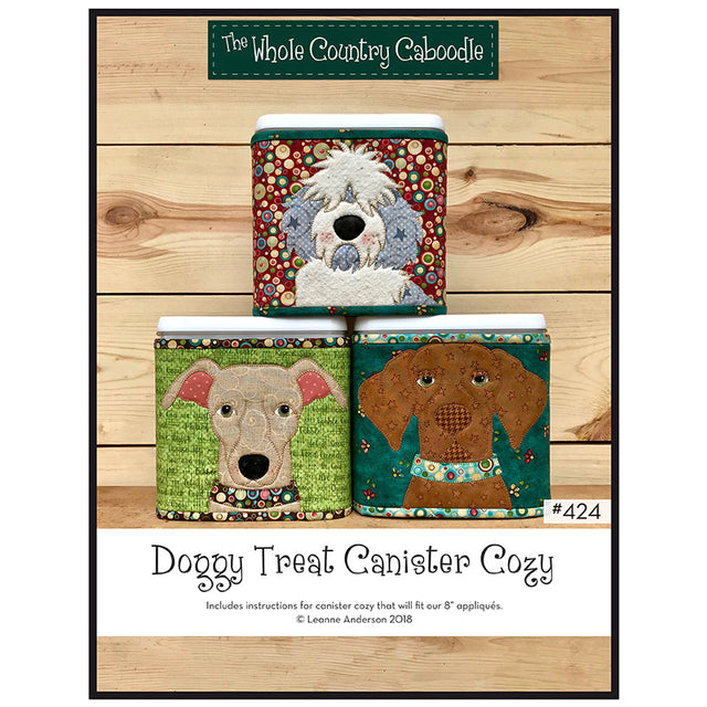 Doggy Treat Canister Cozy Pattern Primary Image