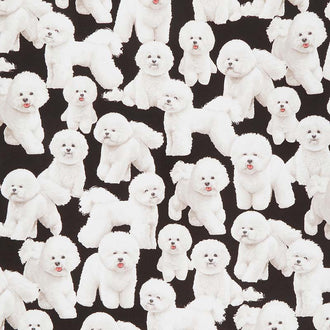 Dogs - Bichon Frise Black Yardage