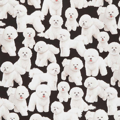 Dogs - Bichon Frise Black Yardage