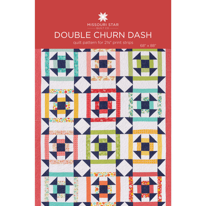 Double Churn Dash Quilt Pattern by Missouri Star Primary Image
