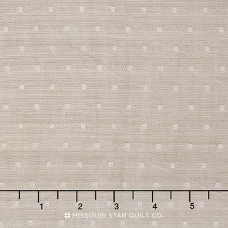Double Gauze Chambray Dobby - Natural Yardage