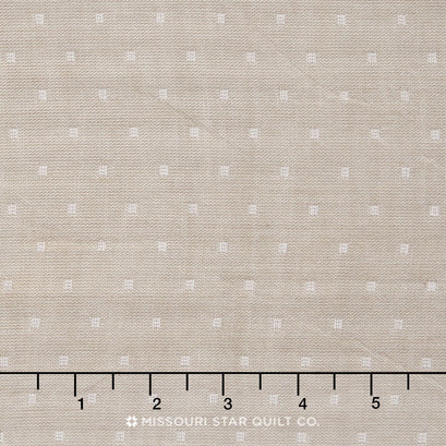 Double Gauze Chambray Dobby - Natural Yardage