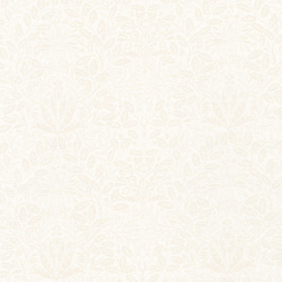 Dover - Acorn Damask Linen White Yardage