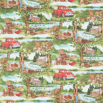 Down by the Lake - Scenic Multi Yardage
