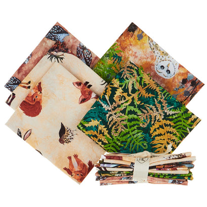 Down in the Woods 5 Easy Pieces Fat Quarter Bundle