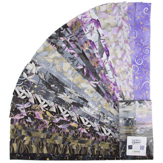 Dragonfly Dance Purple Metallic Strip-pies