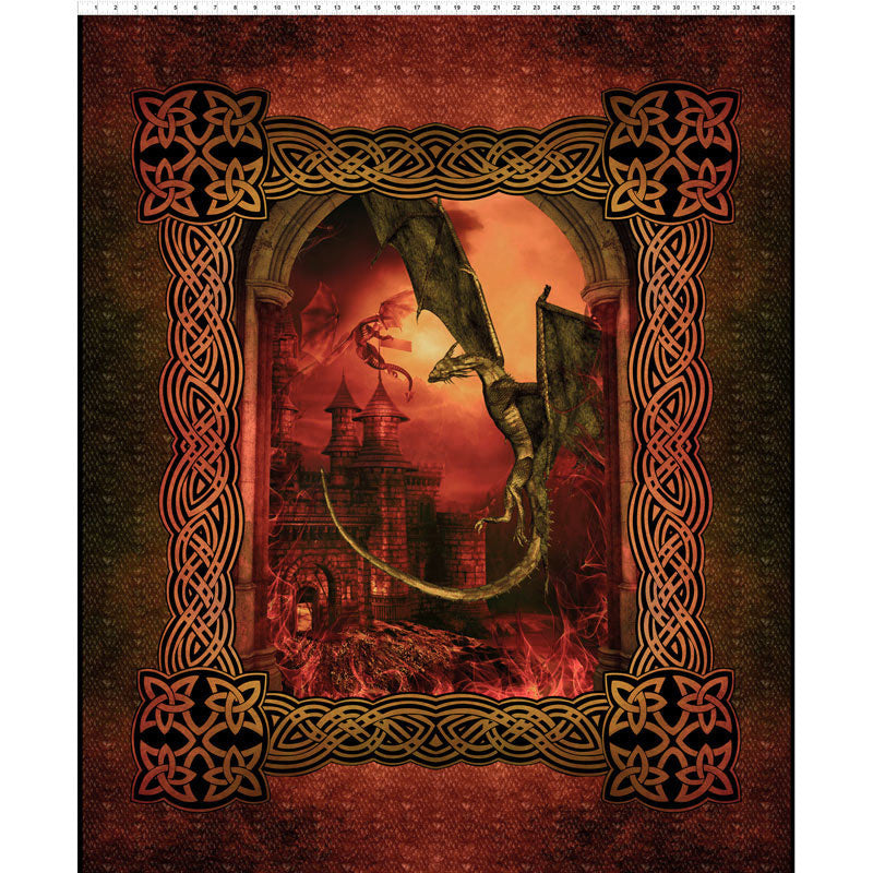 Dragons - Large Castle Multi Digitally Printed Panel