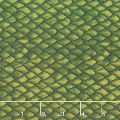 Dragons - Scales Green Yardage