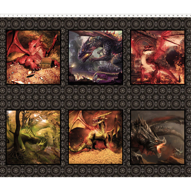 Dragons - Small Dragon Multi Digitally Printed Panel Primary Image