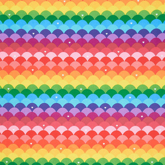 Dream - Scallop Rainbow Multi Yardage