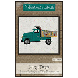 Dump Truck Precut Fused Appliqué Pack