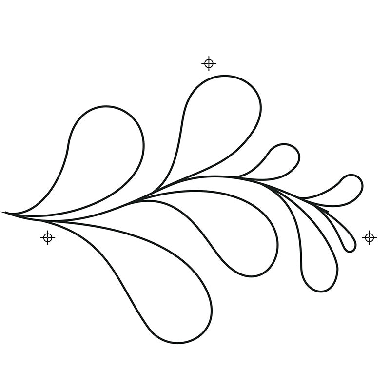 Full Line Stencil - Feather Simplicity Primary Image