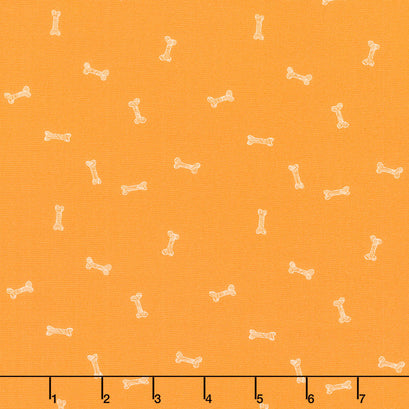 Oh Woof! - Breakfast Hour Orange Yardage