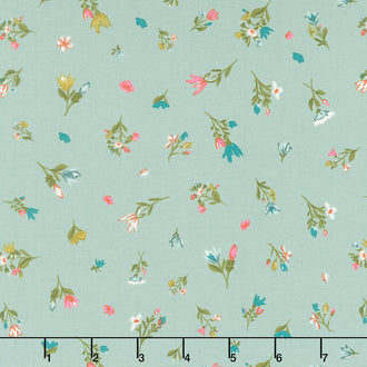 Songbook A New Page - Blessings Flow Dusty Jade Yardage
