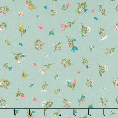 Songbook A New Page - Blessings Flow Dusty Jade Yardage