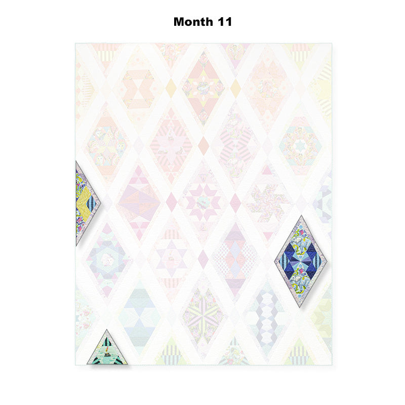 Tula Pink Queen of Diamonds Block of the Month Alternative View #11