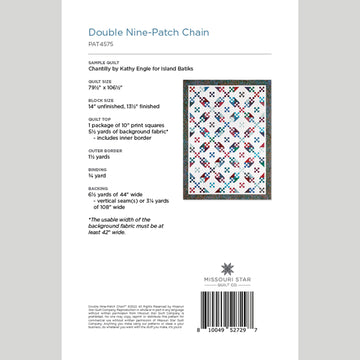 Digital Download - Double Nine-Patch Chain Quilt Pattern by Missouri Star Alternative View #1
