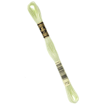 DMC Embroidery Floss - 772 Very Light Yellow Green Primary Image