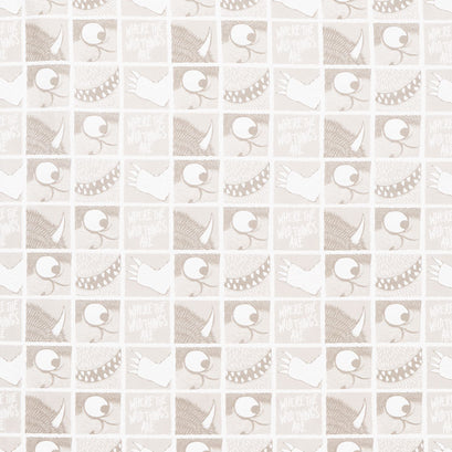 Where the Wild Things Are - Blocks Gray Yardage