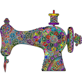 Sewing Machine Wood Puzzle