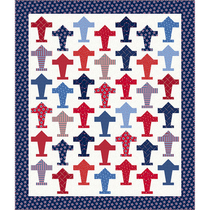 Missouri Star Stars & Stripes Wild Blue Yonder Quilt Kit
