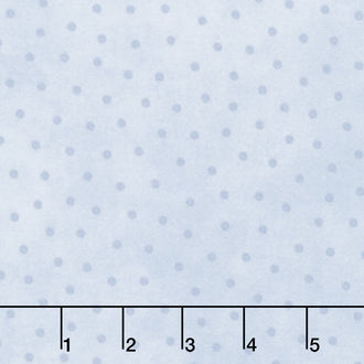 Little Lambies - Polka Dots Blue Yardage