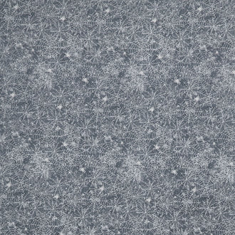 All Hallows Eve - Spider Web Black Yardage