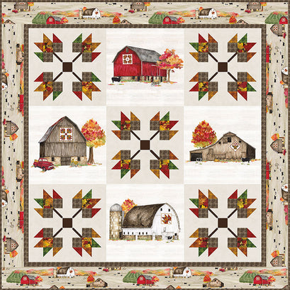 Fall Barn Quilts Kit