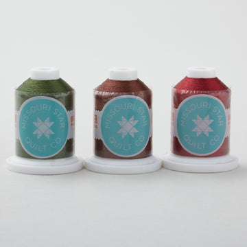 Missouri Star Autumn Trio 40 Wt Polyester Thread 3 Pack Primary Image