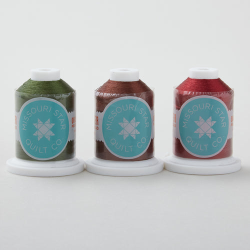 Missouri Star Autumn Trio 40 Wt Polyester Thread 3 Pack Primary Image
