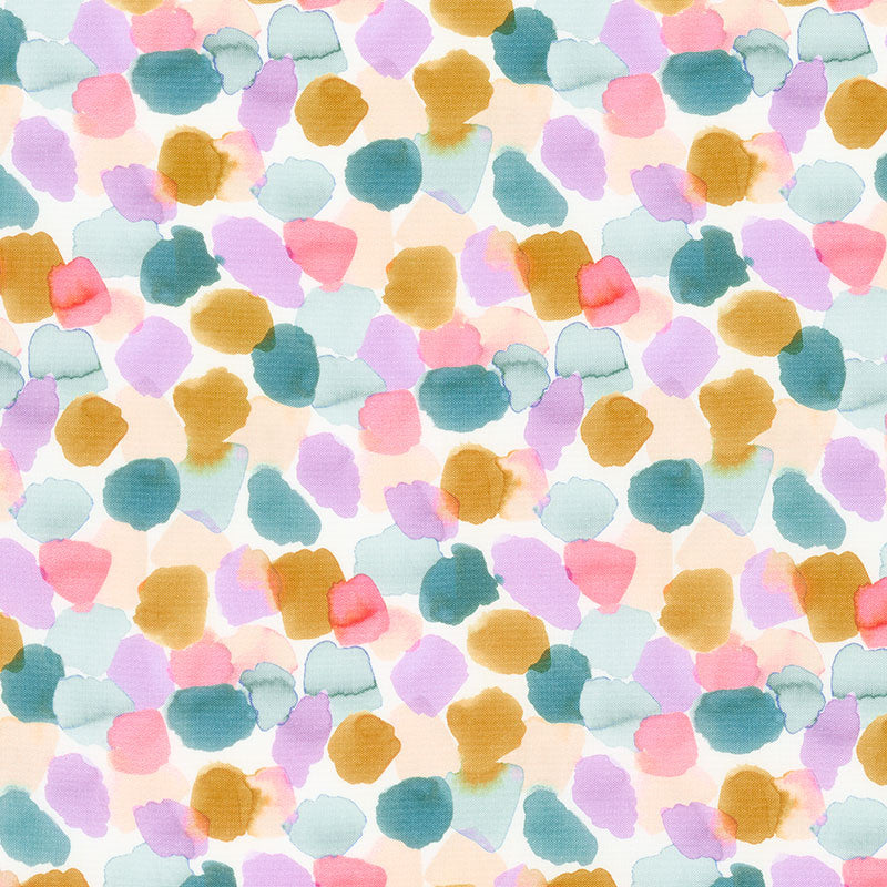 Dreamscape - Painters Pallet White Multi Yardage Primary Image