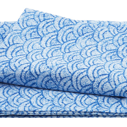 Natural Textures - Blue Scallop 2 Yard Cut