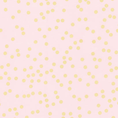 Monthly Placemat Coordinate - January Confetti Blush Metallic Yardage