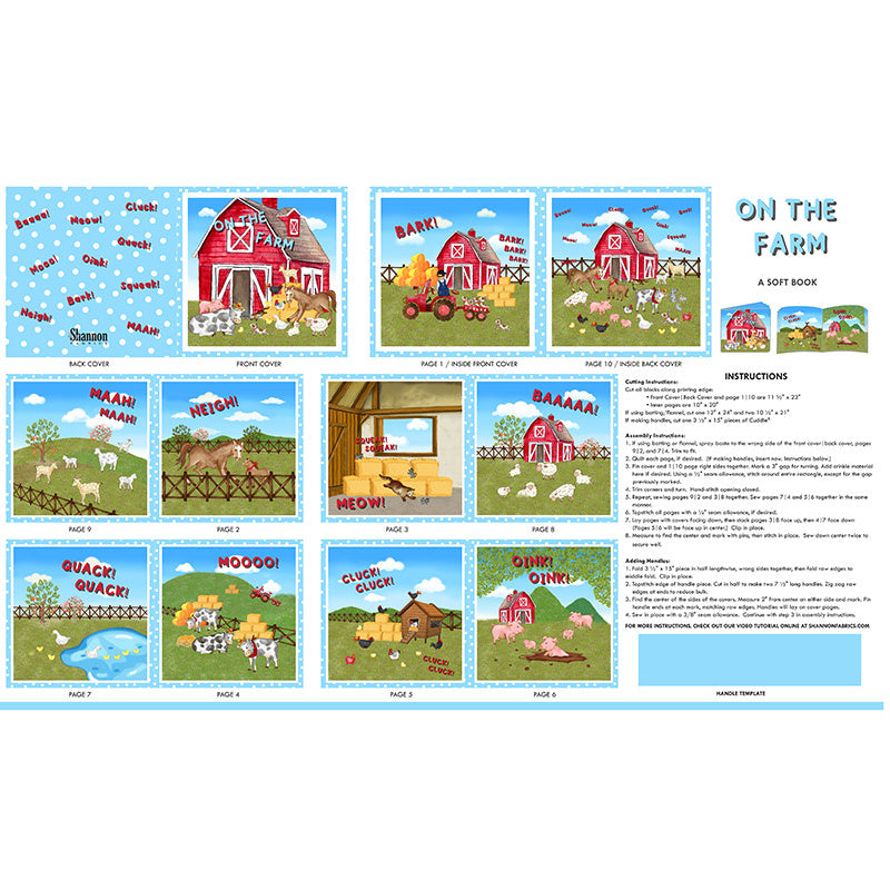 Cuddle® Prints - On the Farm Multi Digitally Printed Panel Primary Image