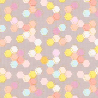 Harmony - Honeycomb Gray Yardage