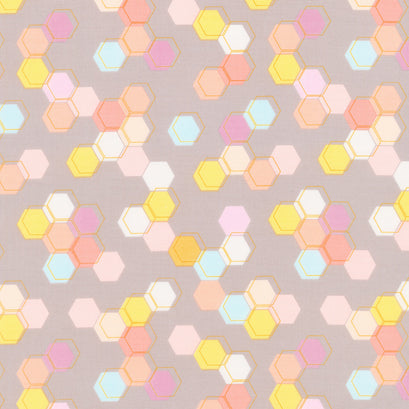 Harmony - Honeycomb Gray Yardage