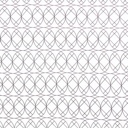 Autumn Circle Geometric - Blue Bluebelle Yardage