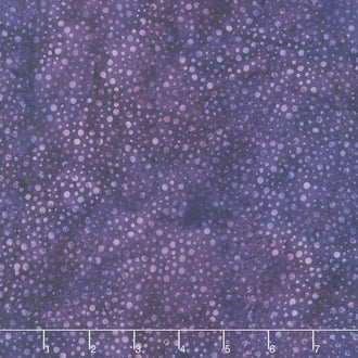 Happy Hive Batiks - Dots Purple Regal Yardage