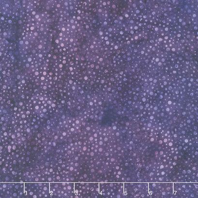 Happy Hive Batiks - Dots Purple Regal Yardage