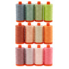 AURIfil Tula Pink Neons & Neutrals 50WT Cotton thread Collection - 12 Large Spool Pack