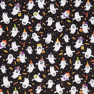Beggars Night Buddies - Boo Crew Black Yardage