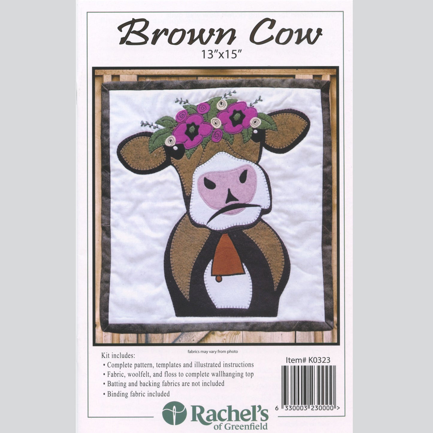 Brown Cow Wall Hanging Kit Alternative View #2