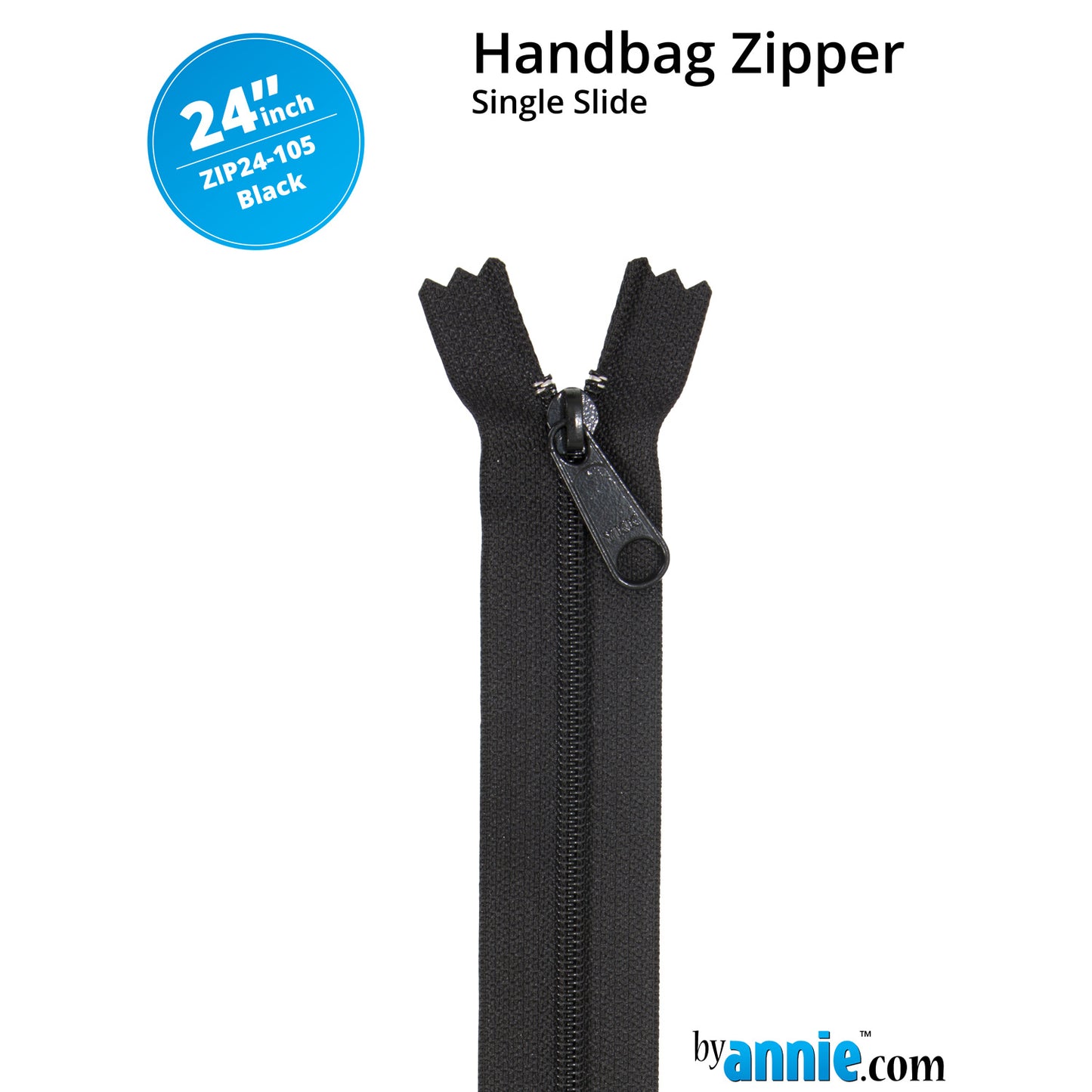 ByAnnie 24" Zipper - Black Primary Image